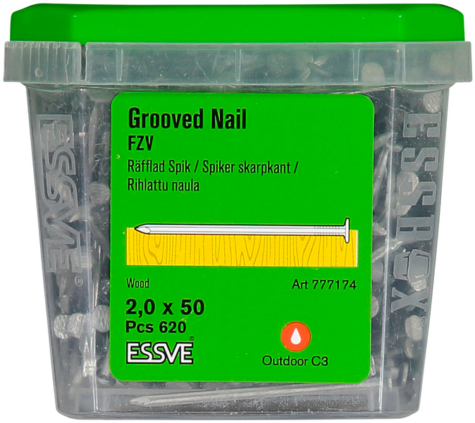 TRÅDSPIK RÄFFLAD FZV 50X2.0 FP/620