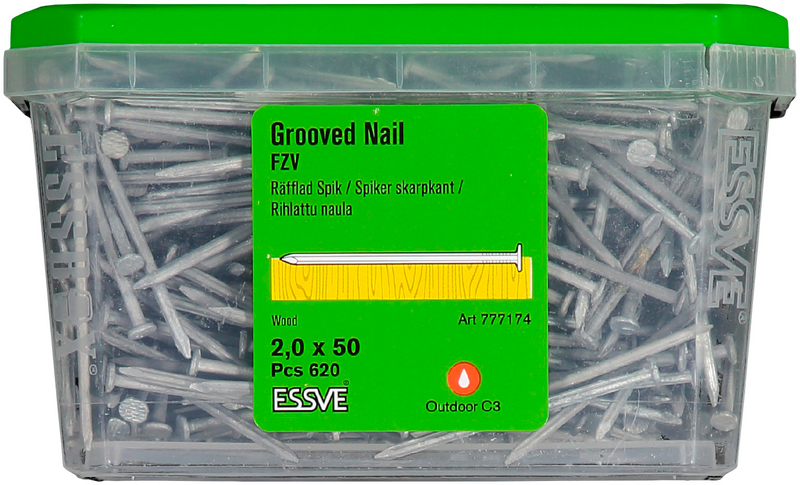 TRÅDSPIK RÄFFLAD FZV 50X2.0 FP/620