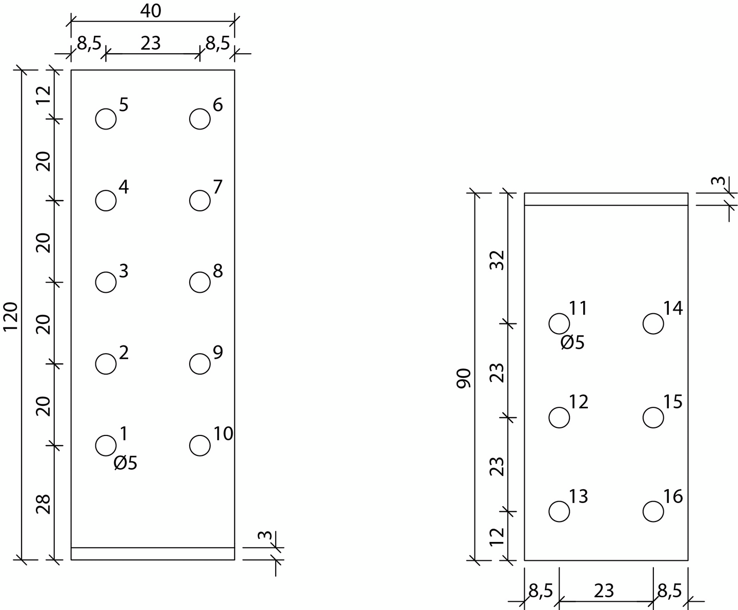Kulmalevy Paslode 120x90x3,0x40mm V4 211062