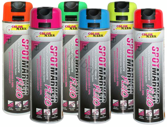 MARKÖRFÄRG COLORMARK FLUOR RÖD 500ML