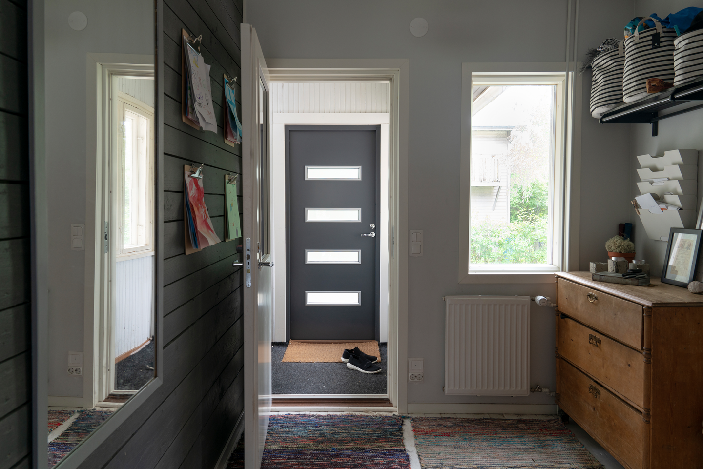 Ulko-ovi Swedoor Function F2090W53 valkoinen satiinilasi