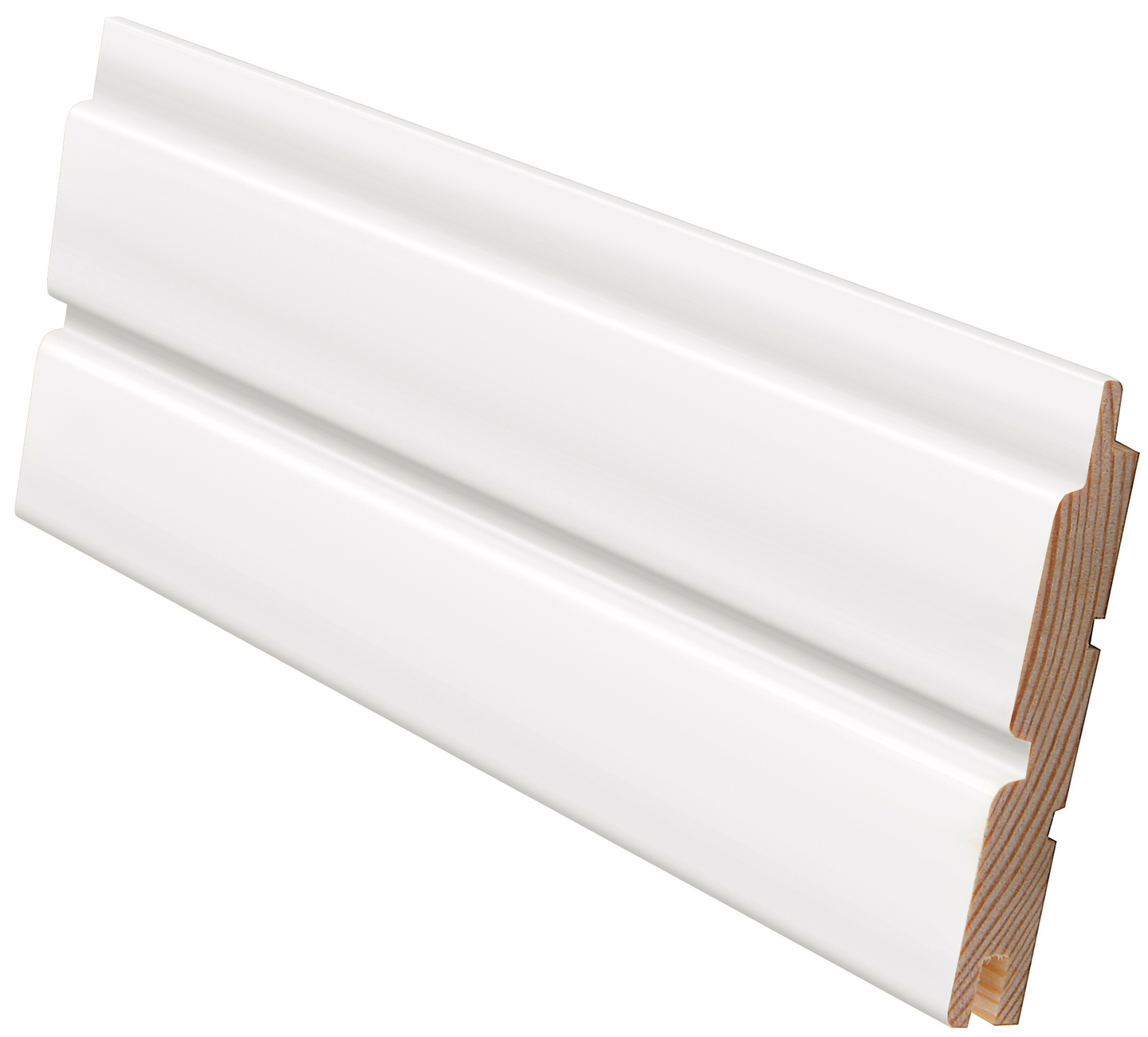 Sisustuspaneeli Saga 15x95x2370 STP valeura mänty valkoinen päätypontattu