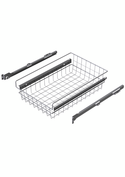 Rullakori LM 610 hopea 366-370x500x140mm 2kpl