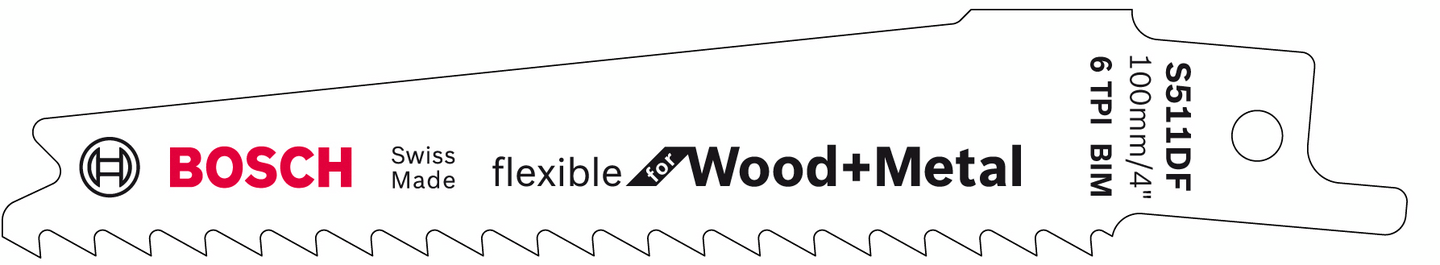 Puukkosahanterä Bosch S 511 DF 2kpl puu