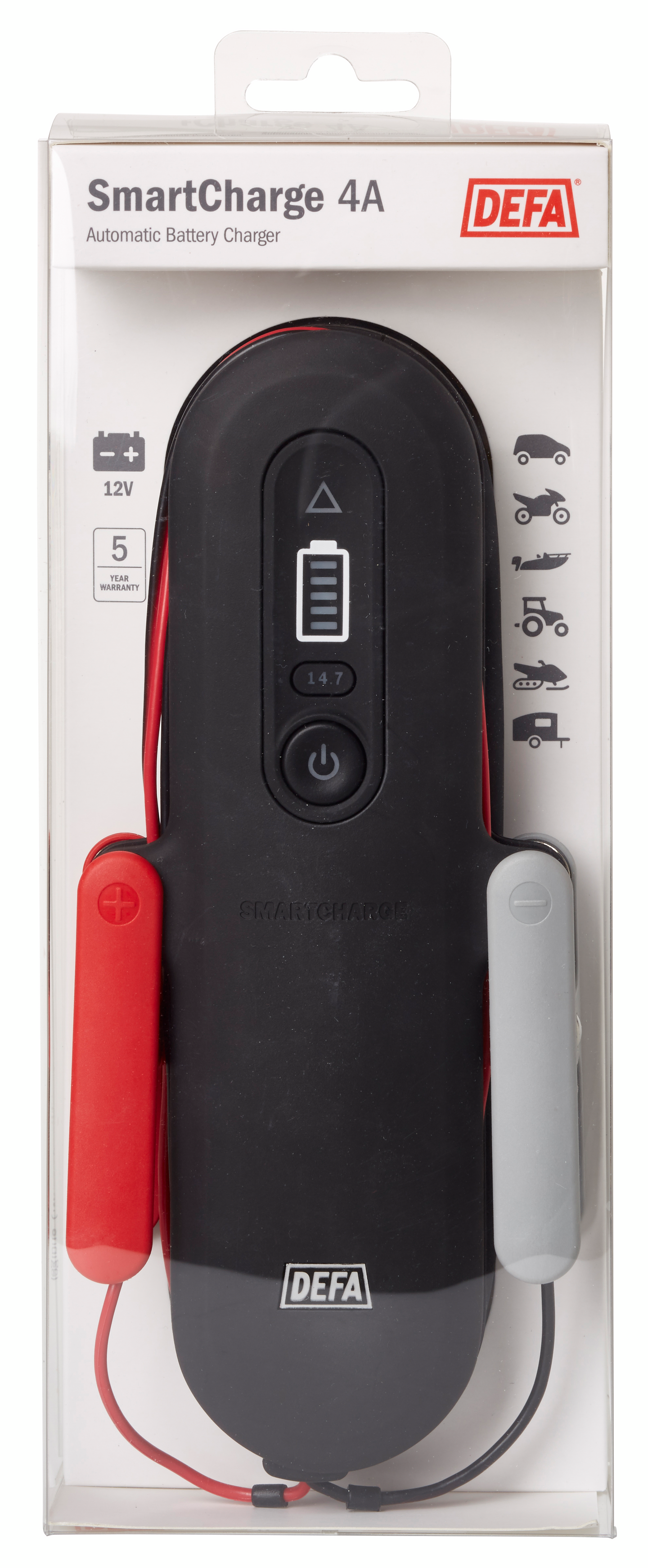 Akkulaturi DEFA Smart Charge 12V / 4A