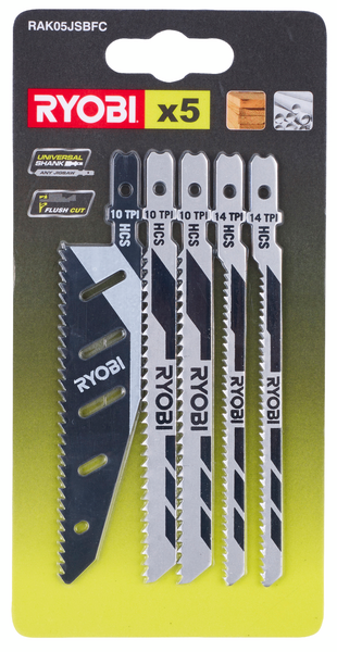 Pistorahanteräsarja Ryobi RAK05JSBFC 100mm 5kpl