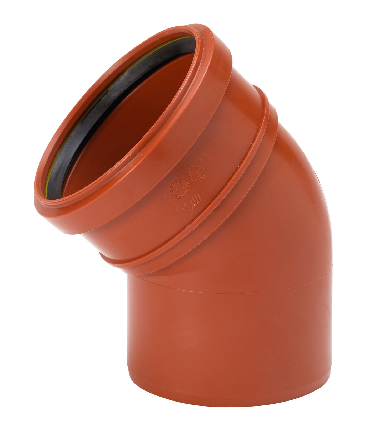 Viemärin kulmayhde 160x45 PP maaviemäri