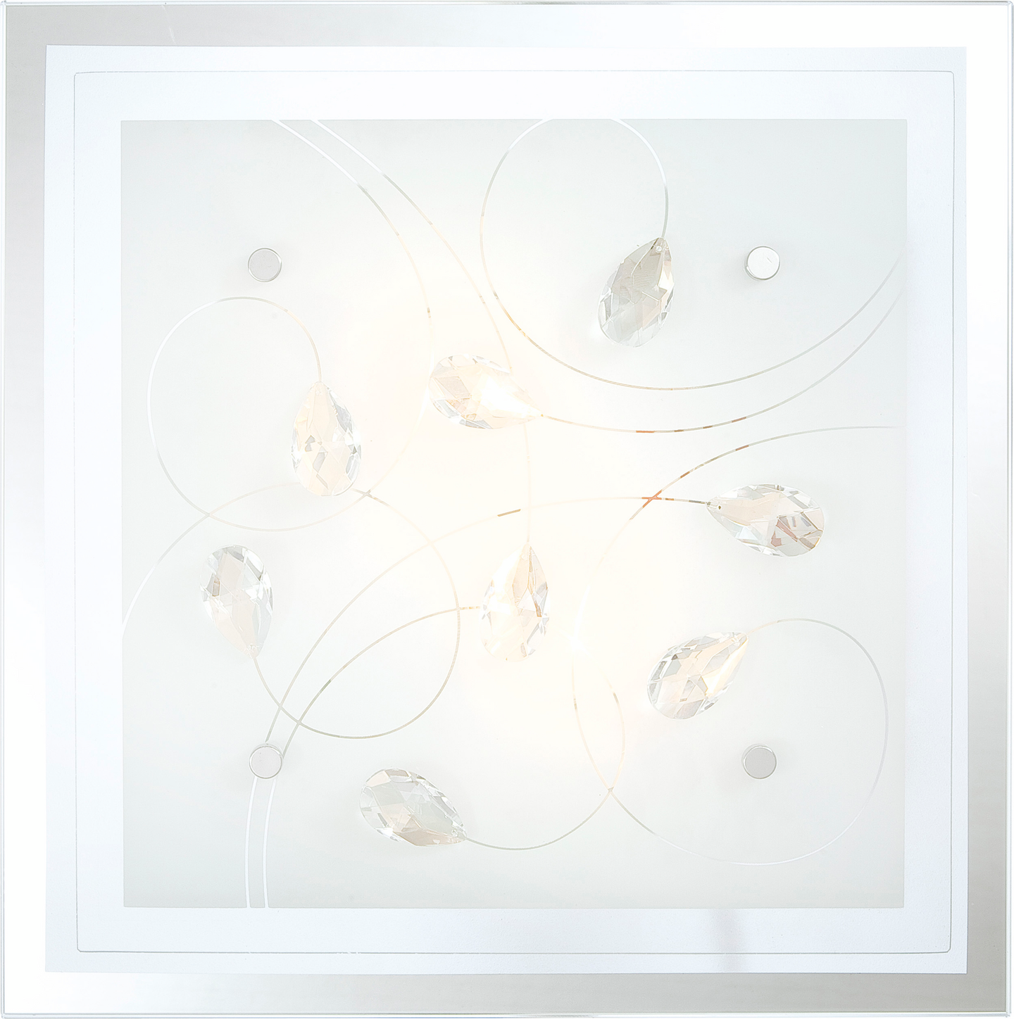 Kattovalaisin Globo Jasmina E27 max.40W kromi