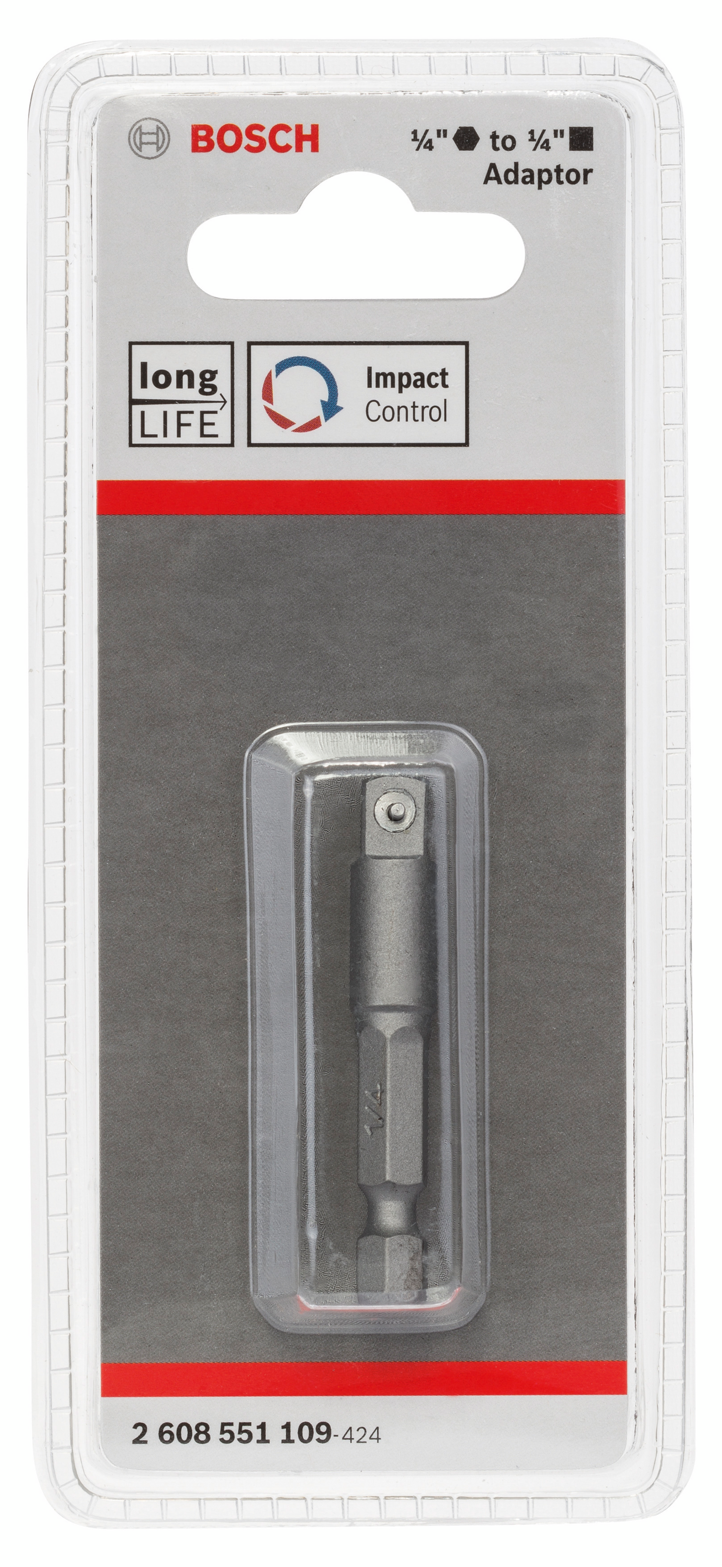 ADAPTER BOSCH TILL HYLSA 1/4HEX 1/4T HEX BOSCH 1/4