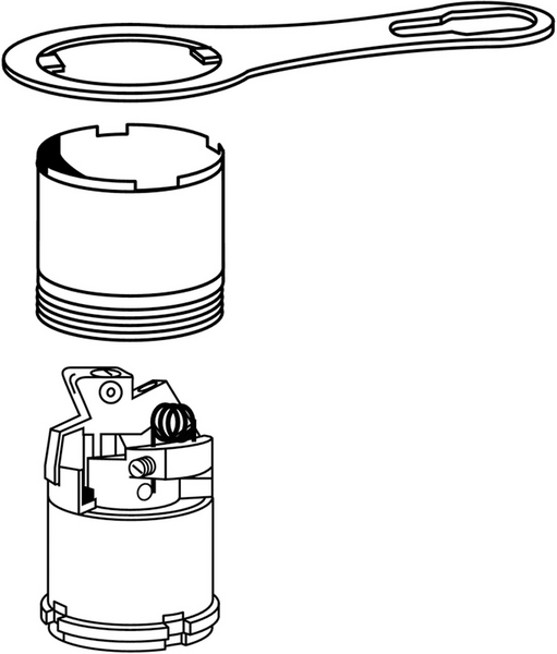 Hanavaraosa Gustavsberg säätöosa 637267-01