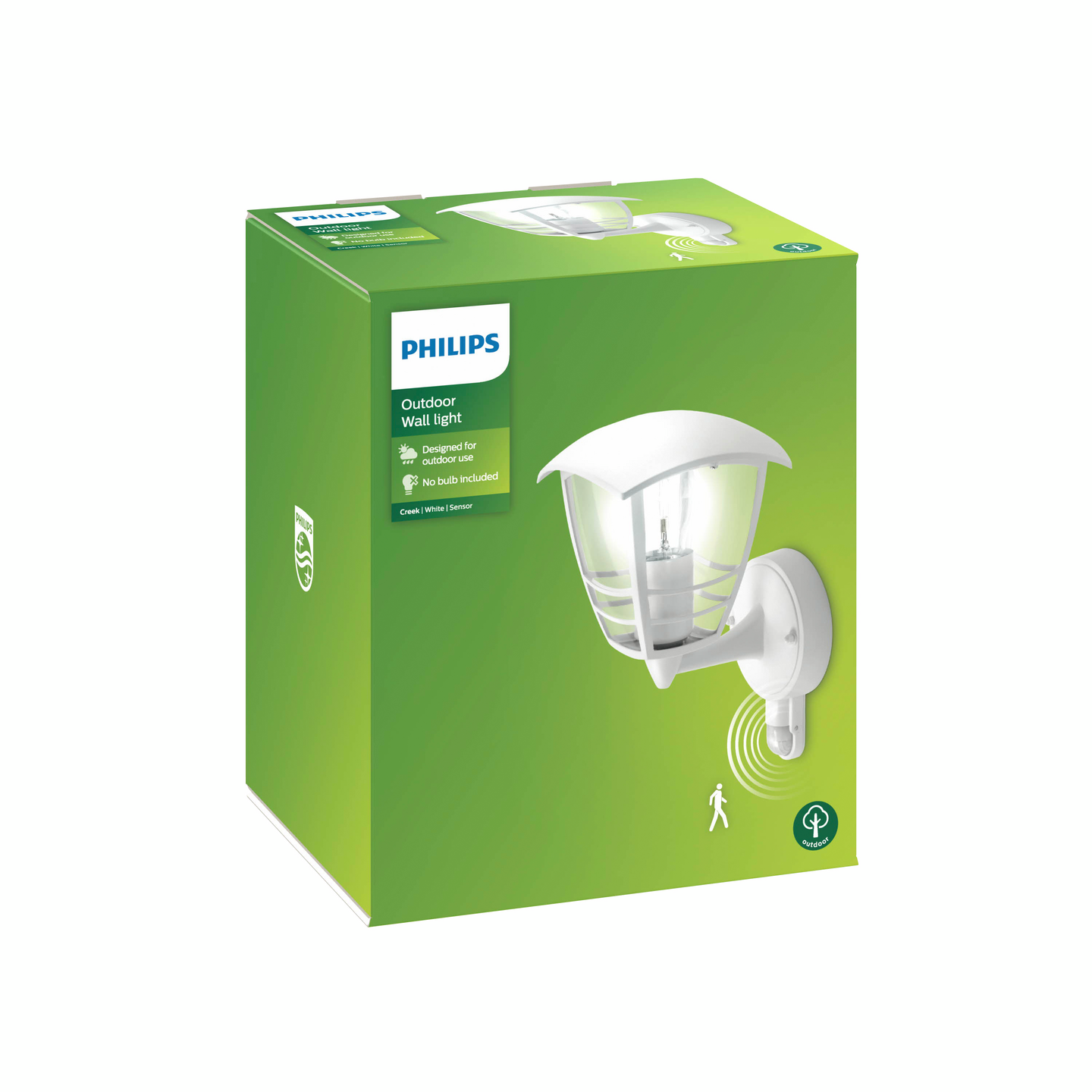 Ulkoseinävalaisin Philips Creek myGarden pistorasia 60W valkoinen 153883116