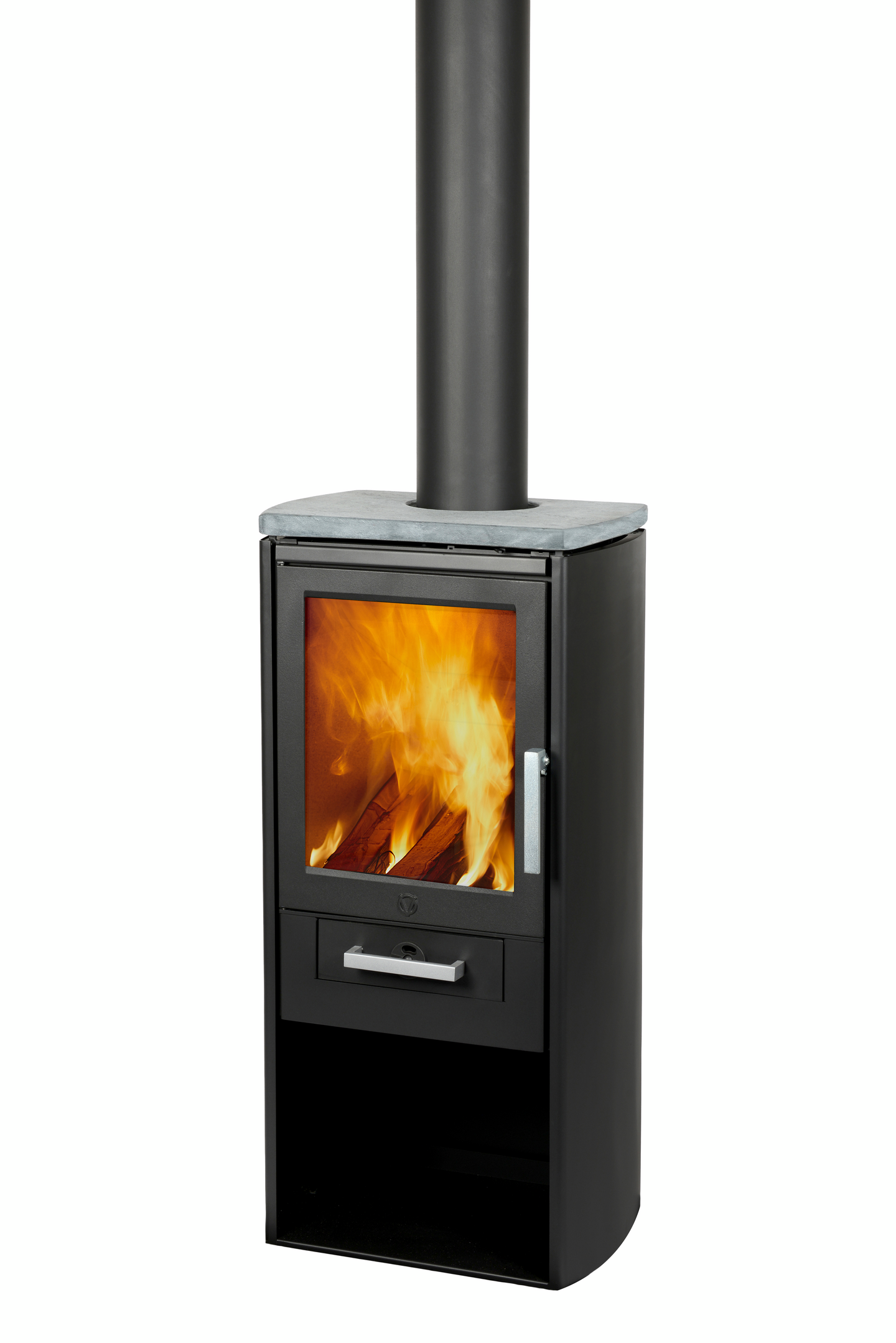 Valmistakka Varde Samsö vuolukivi musta