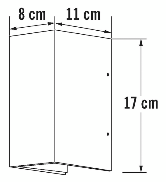 Ulkoseinävalaisin Konstsmide Cremona antrasiitti