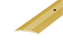 Saumalista 38mm kulta-anodisoitu uritettu rei’itetty 2000mm