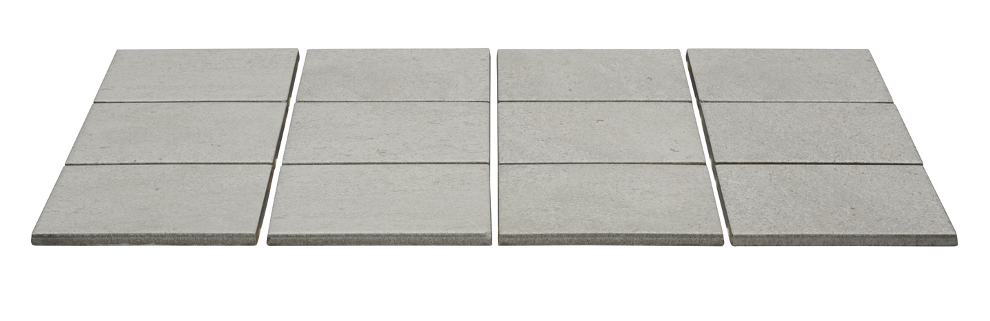 Lattialaatta Cello Stonework 10x10 pakkasenkestävä valkoinen 1m²