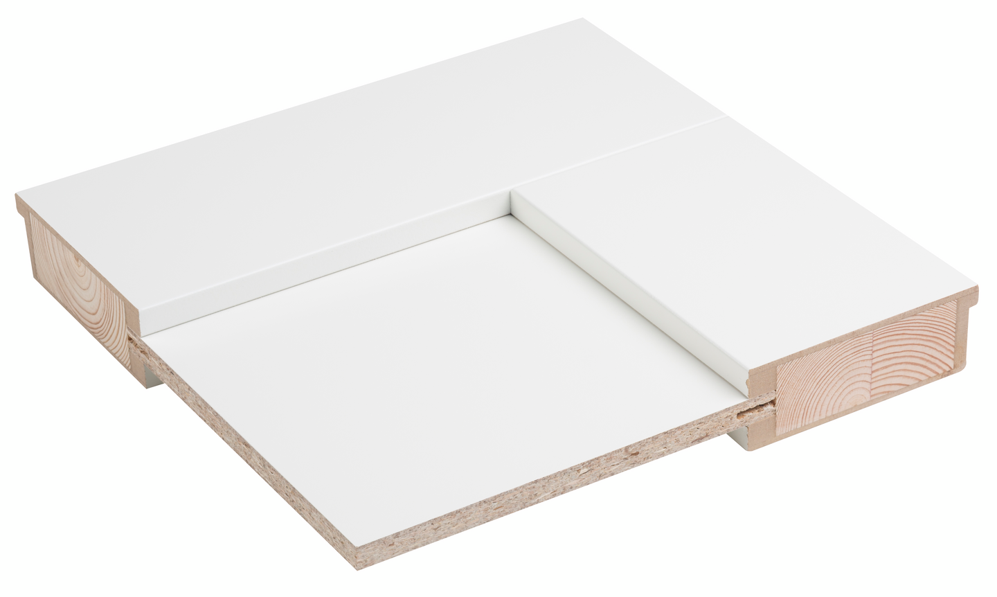 Sisäovi Swedoor Unique 507 massiivikehysovi valkoinen satiinilasi