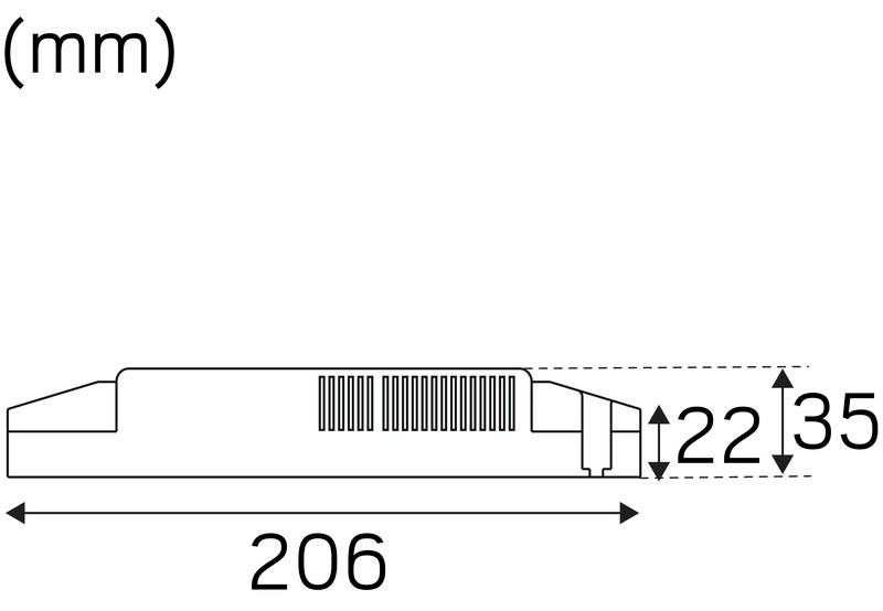 Elektroninen liitäntälaite Hide-a-lite MDR 24V 60W DC