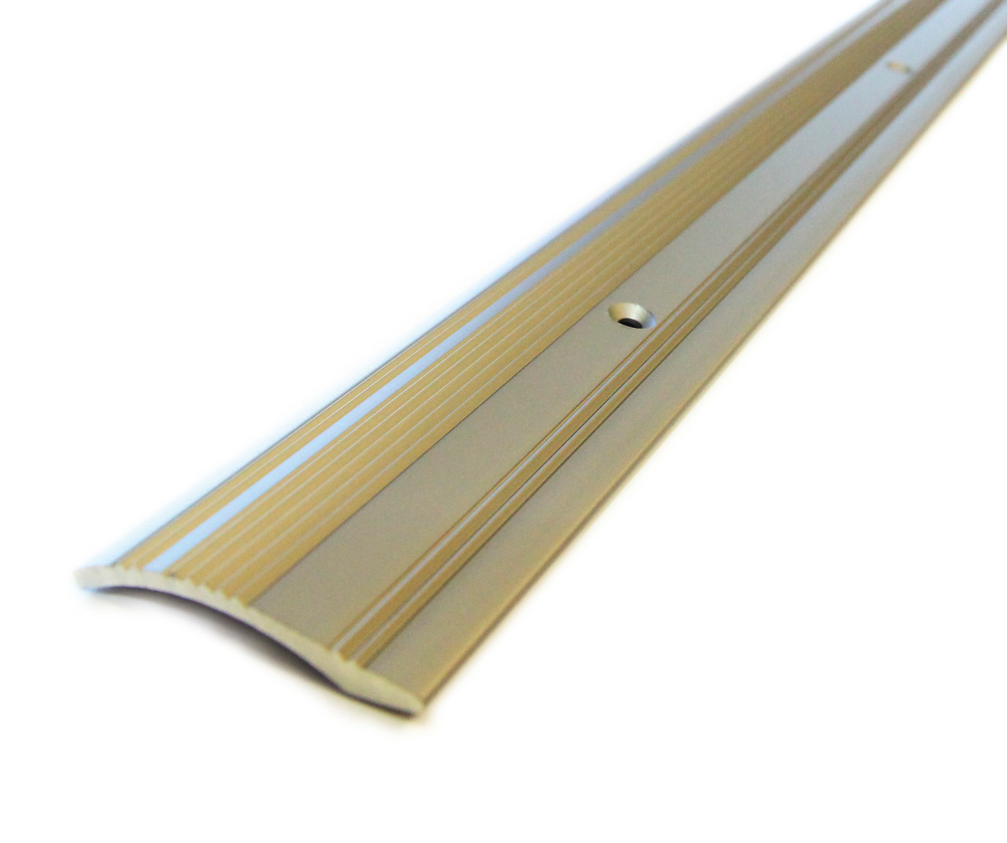 Eritasolista 40mm pronssi-anodisoitu tasoero 0-12mm uritettu 2000mm