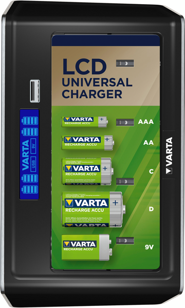 Laturi VARTA LCD Universal