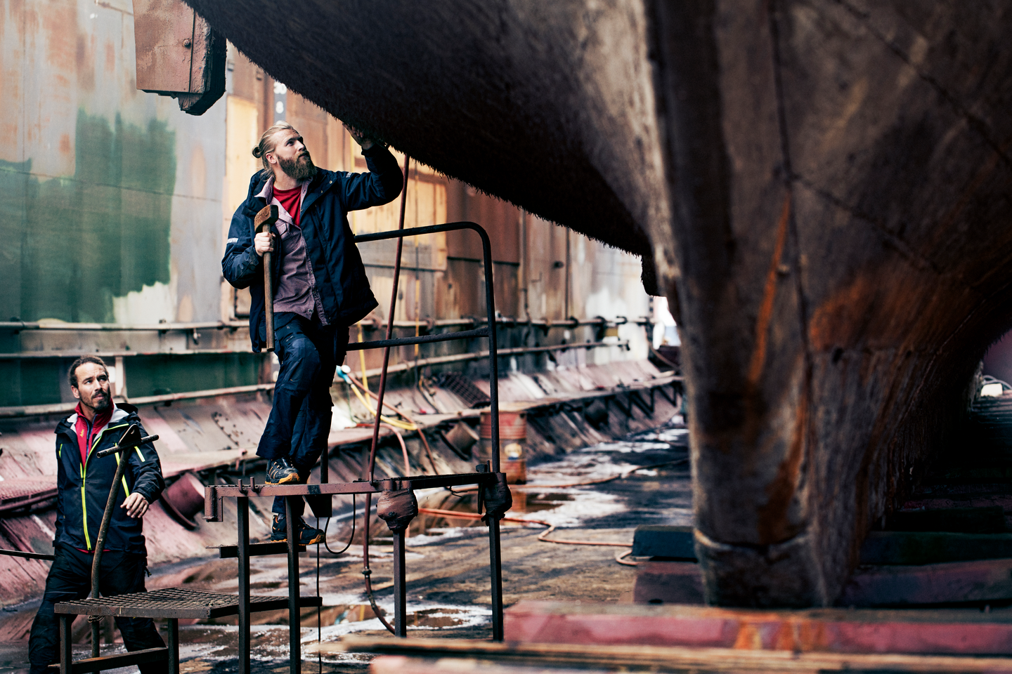 Housut Snickers 6902-0404 musta