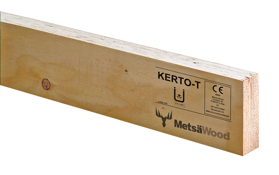 Väliseinätolppa LVL Kerto-T 39x120x6000