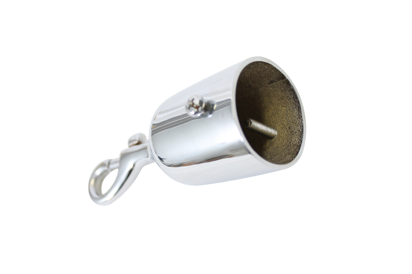 ÄNDBESLAG PIIPPO MED HAKE 35 MM KROM