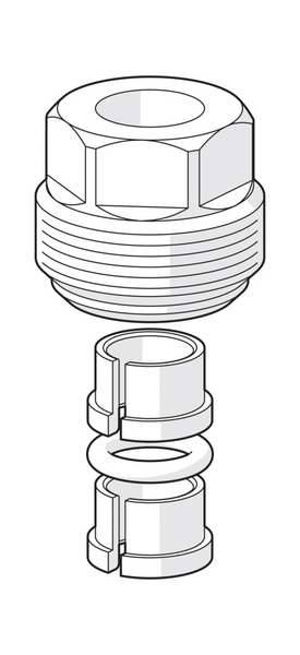Liitosnippa Oras 159684 kupariputkelle