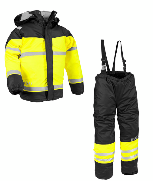 Lasten sadeasu Blåkläder 486020039933 musta/keltainen