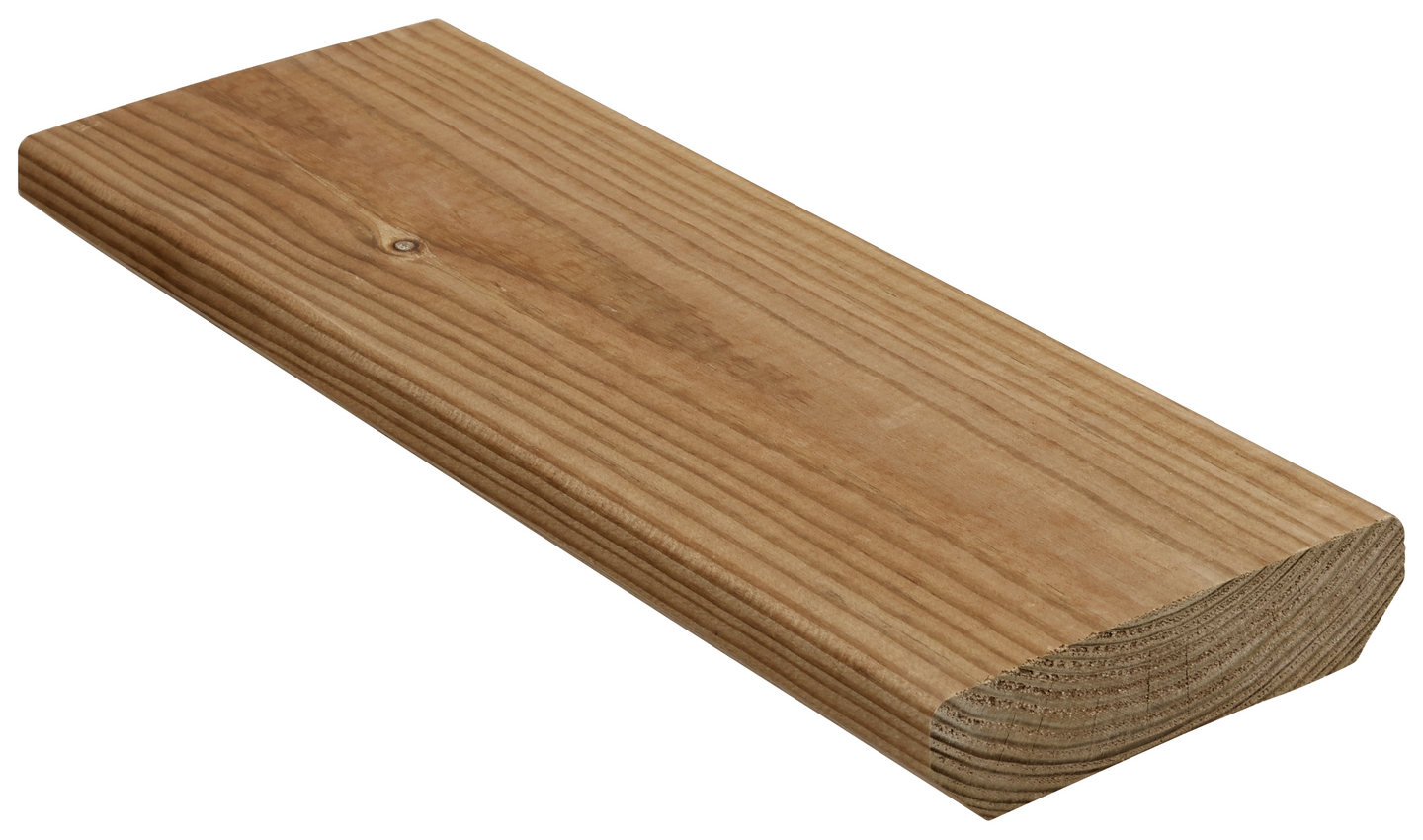 Terassilauta kestopuu ruskea sileä viistetty 28x120 NTR/AB