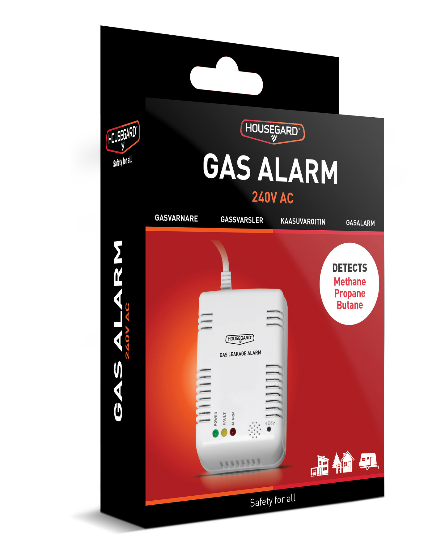 Kaasuvaroitin Housegard GA 101S 240V