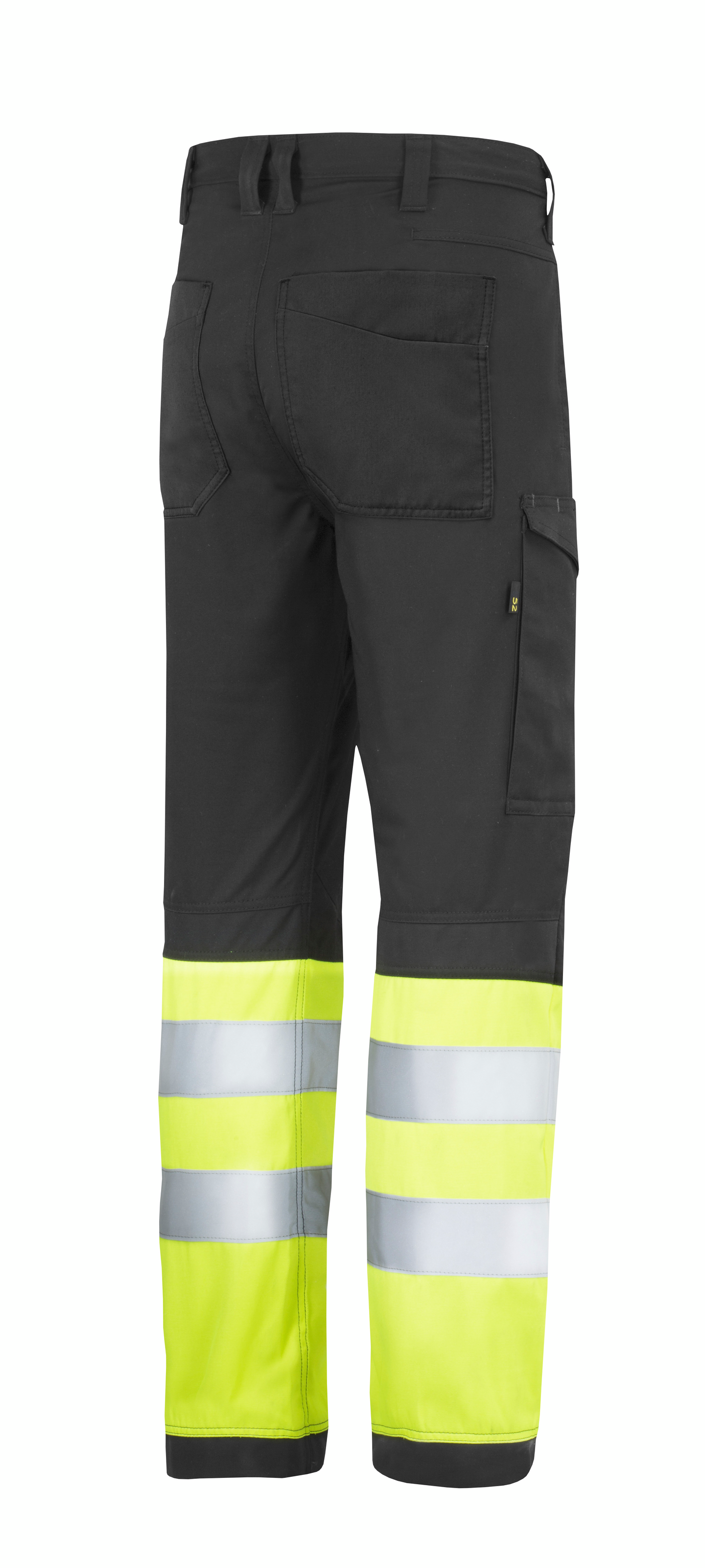 Housut Snickers 6900-0466 musta-huomiokeltainen