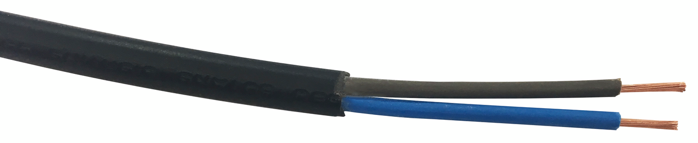 Asennuskaapeli OPAL MSO 2x0,75mm² 5m musta