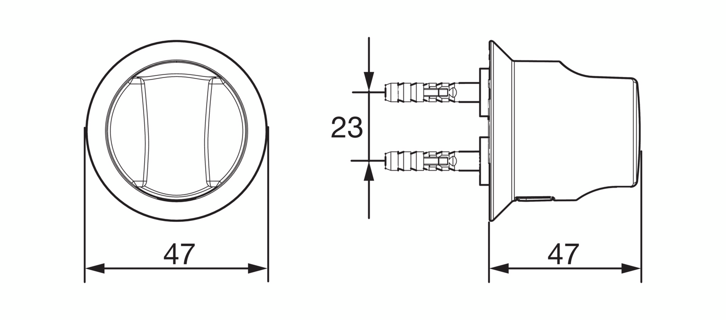 Käsisuihkun pidike Oras 272500 Optima