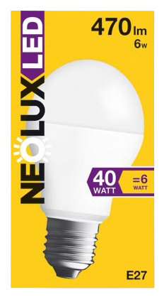 Led-lamppu NEOLUX A40 470lm himmeä E27