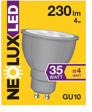 Led-kohdelamppu NEOLUX PAR16 36ast 230lm 827 GU10