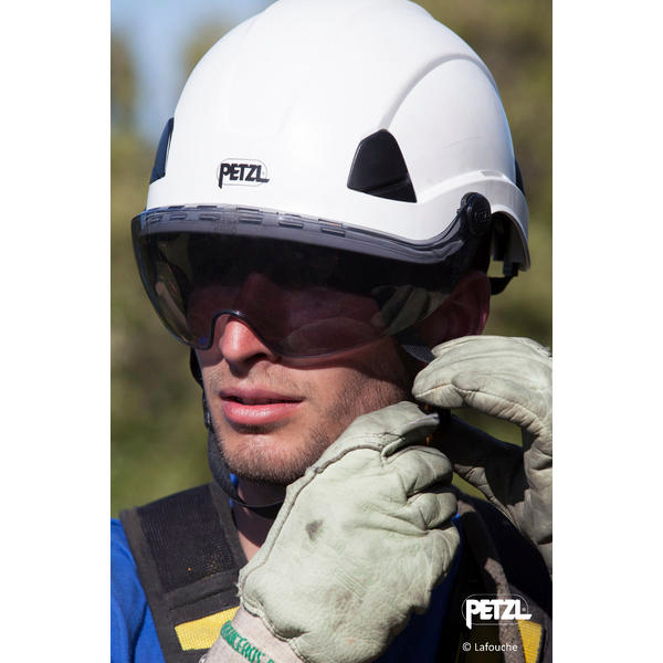 Visiiri Petzl Vizir tummennettu Alveo/-Vertex-kypäriin EN166