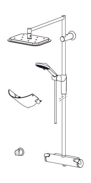 Sadesuihkuhana Oras Optima 7192