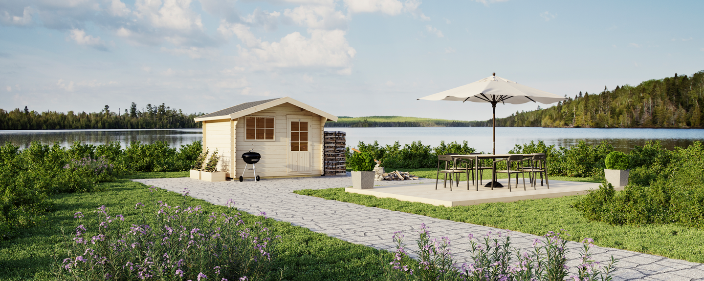 Mökki Luoman Lillevilla Pihlaja 7,5m²