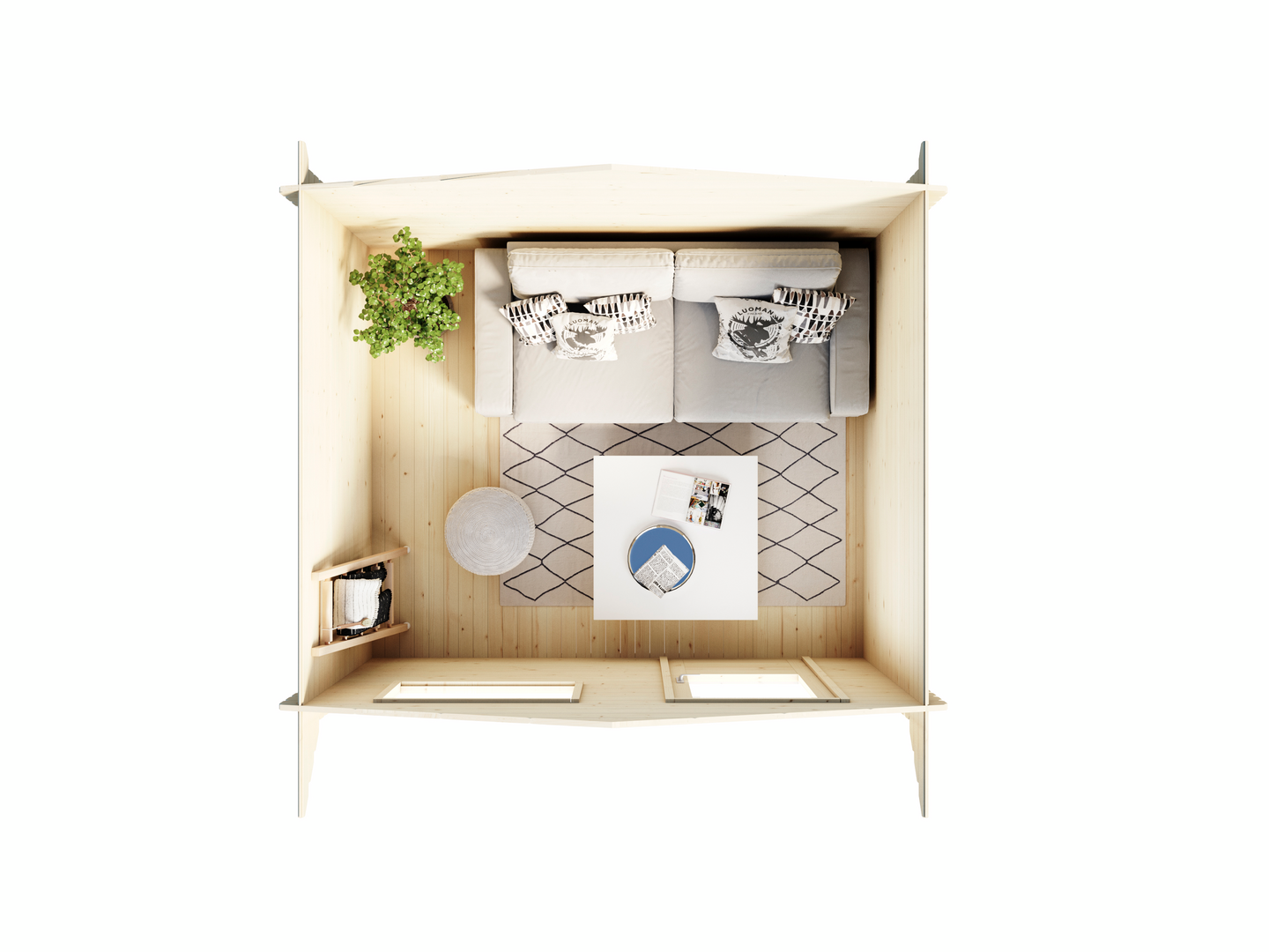 Mökki Luoman Lillevilla Pihlaja 7,5m²