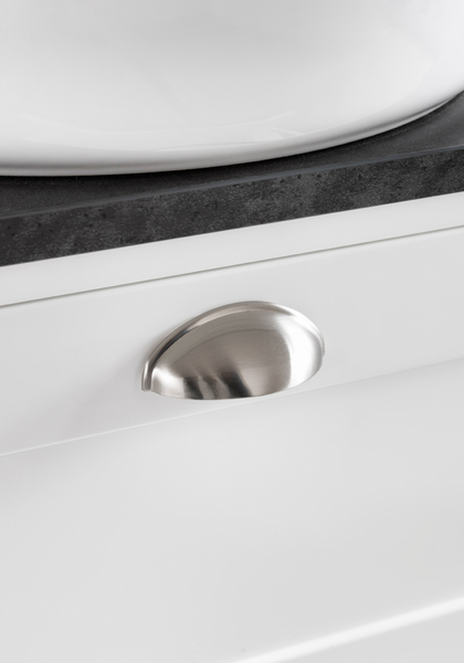 SKÅLHANDTAG HAFA EDEN KROM KOMPLETT, MED SKRUV