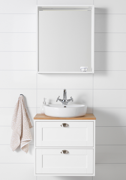 SKÅLHANDTAG HAFA EDEN KROM KOMPLETT, MED SKRUV