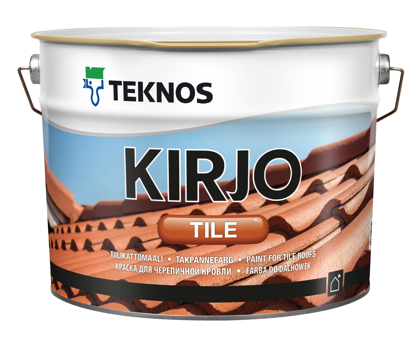 Kirjo Tile Tiilikattomaali 10l T2515 musta