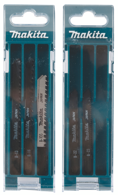 Pistosahanteräsarja Makita B-44410 10-osainen puulle ja metallille