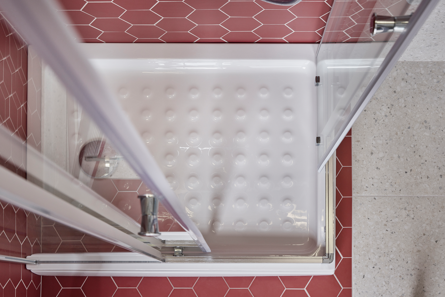 Suihkuallas Cello Foyle 70x90 valkoinen