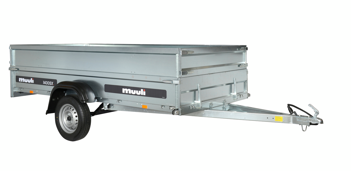 Peräkärry Muuli 1400SX 140 x 304 x 30cm