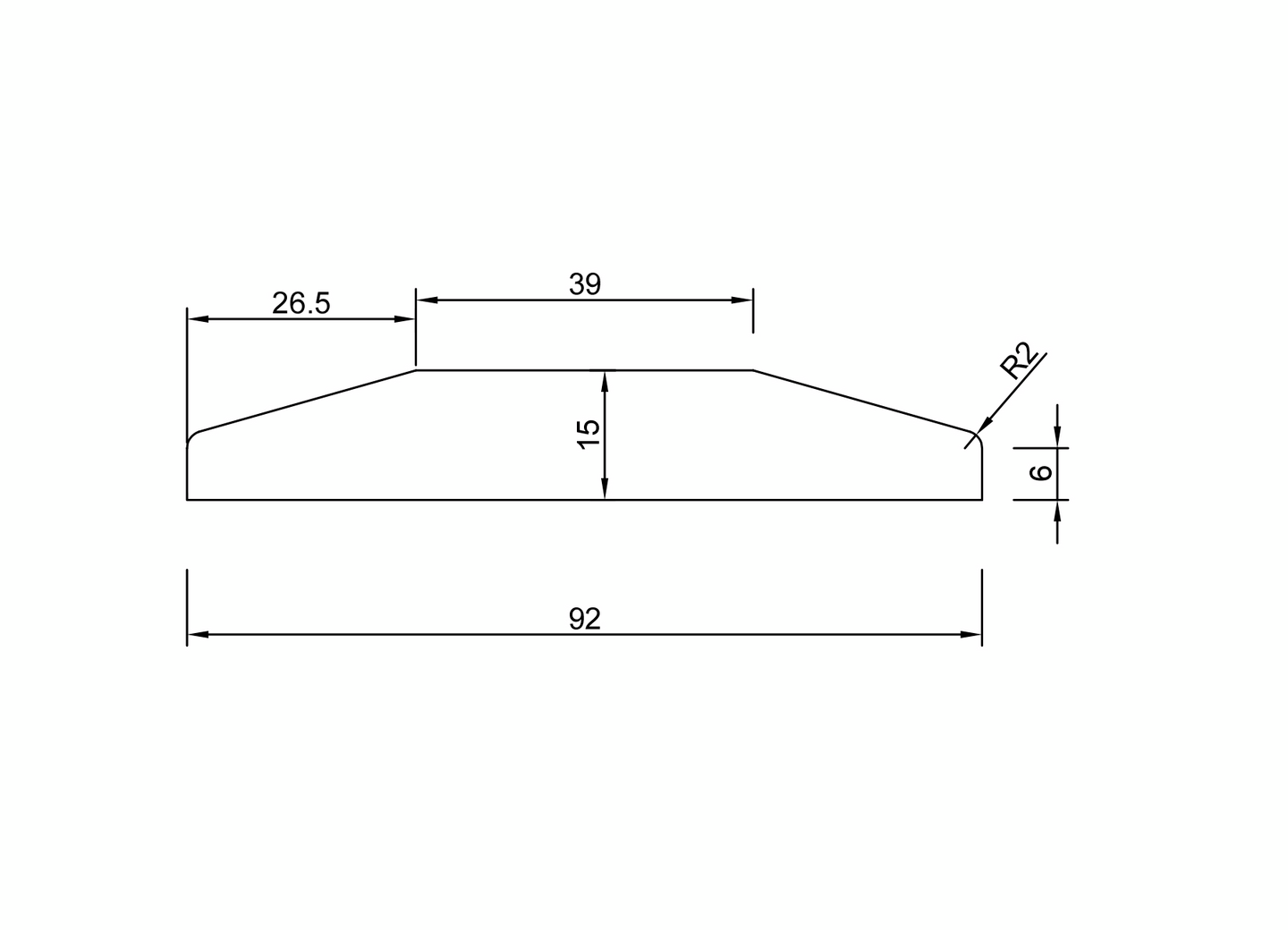 Invakynnys 15x90 M10 tammi lakattu