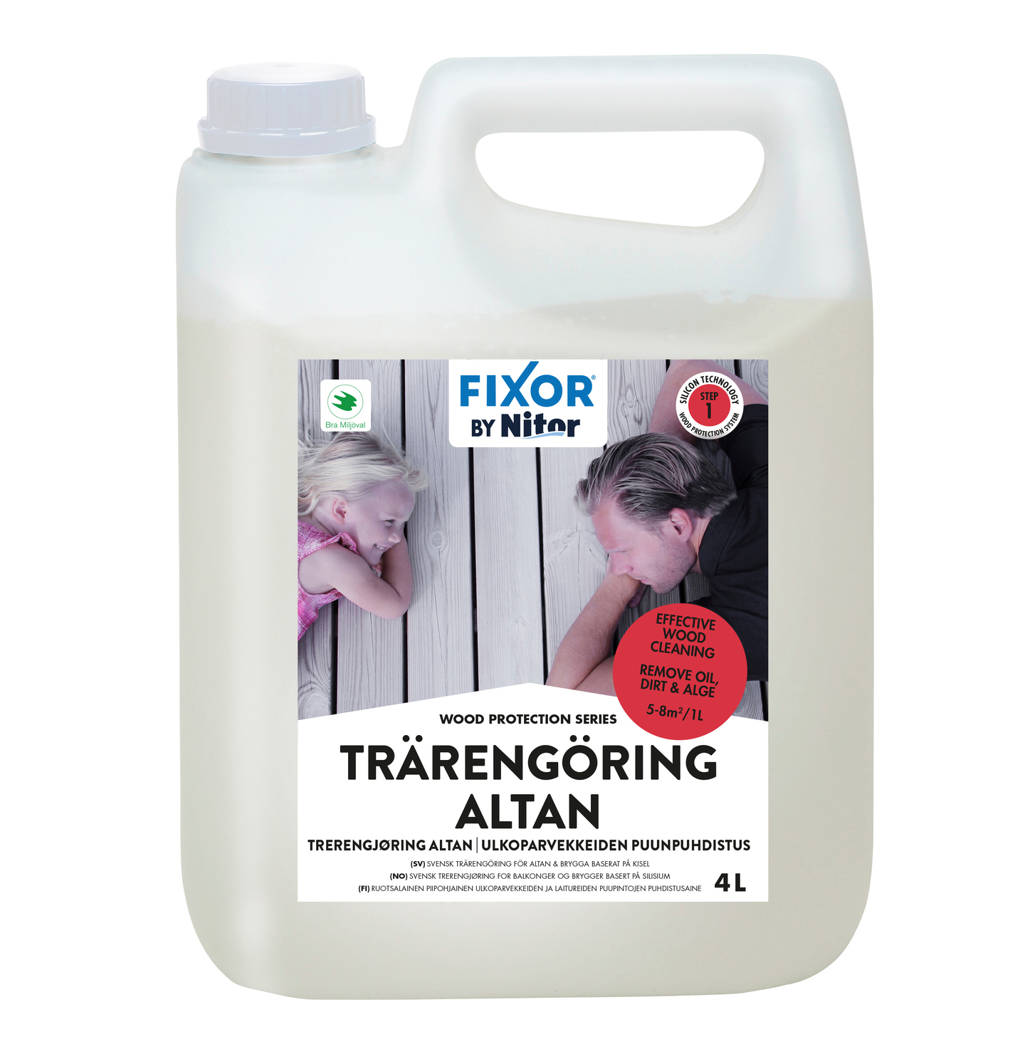 Terassipesu Nitor Step 1 Wood Cleaner 4l