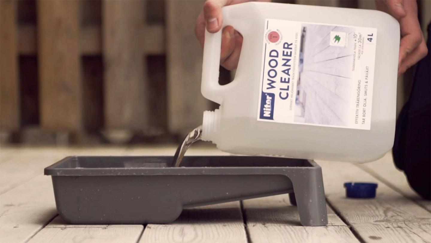 Terassipesu Nitor Step 1 Wood Cleaner 4l