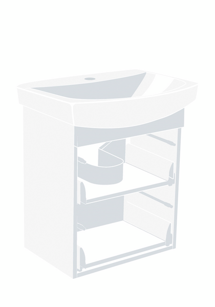 TVÄTTSTÄLL&SKÅP HAFA LIFE VIT 500