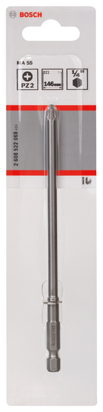 Ruuvauskärki PZ2 Bosch 146mm MA55 ruuvilippaalle